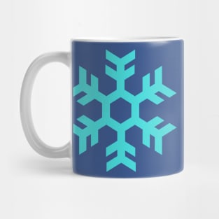 Blue Snowflake Mug